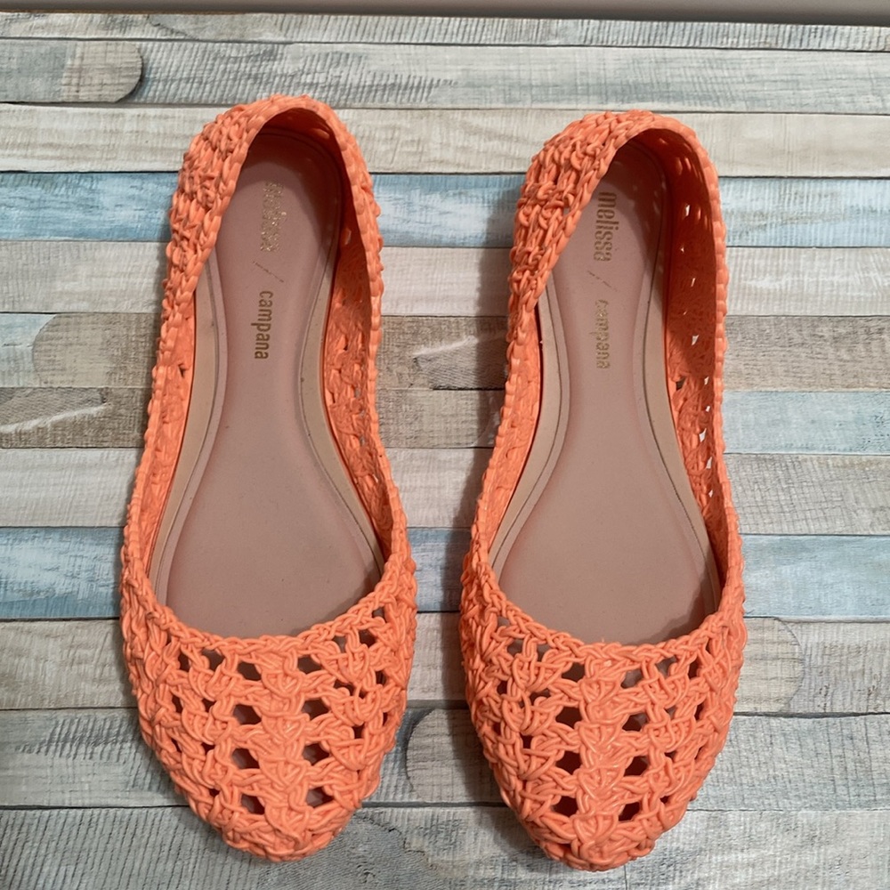 Melissa Campana Crochet Jelly  Flats